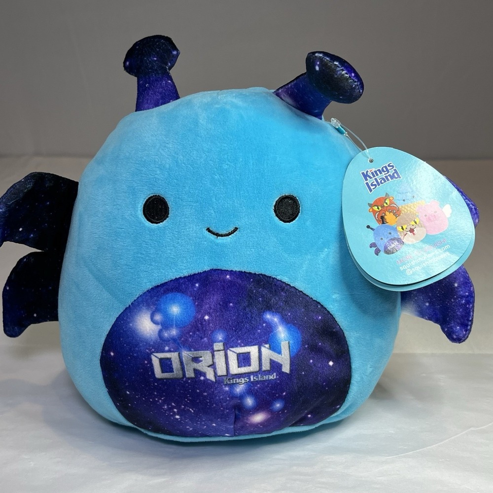 Squishmallow Orion Hunter Kings Island Firefly Space Alien Blue Galaxy 10" Rare!